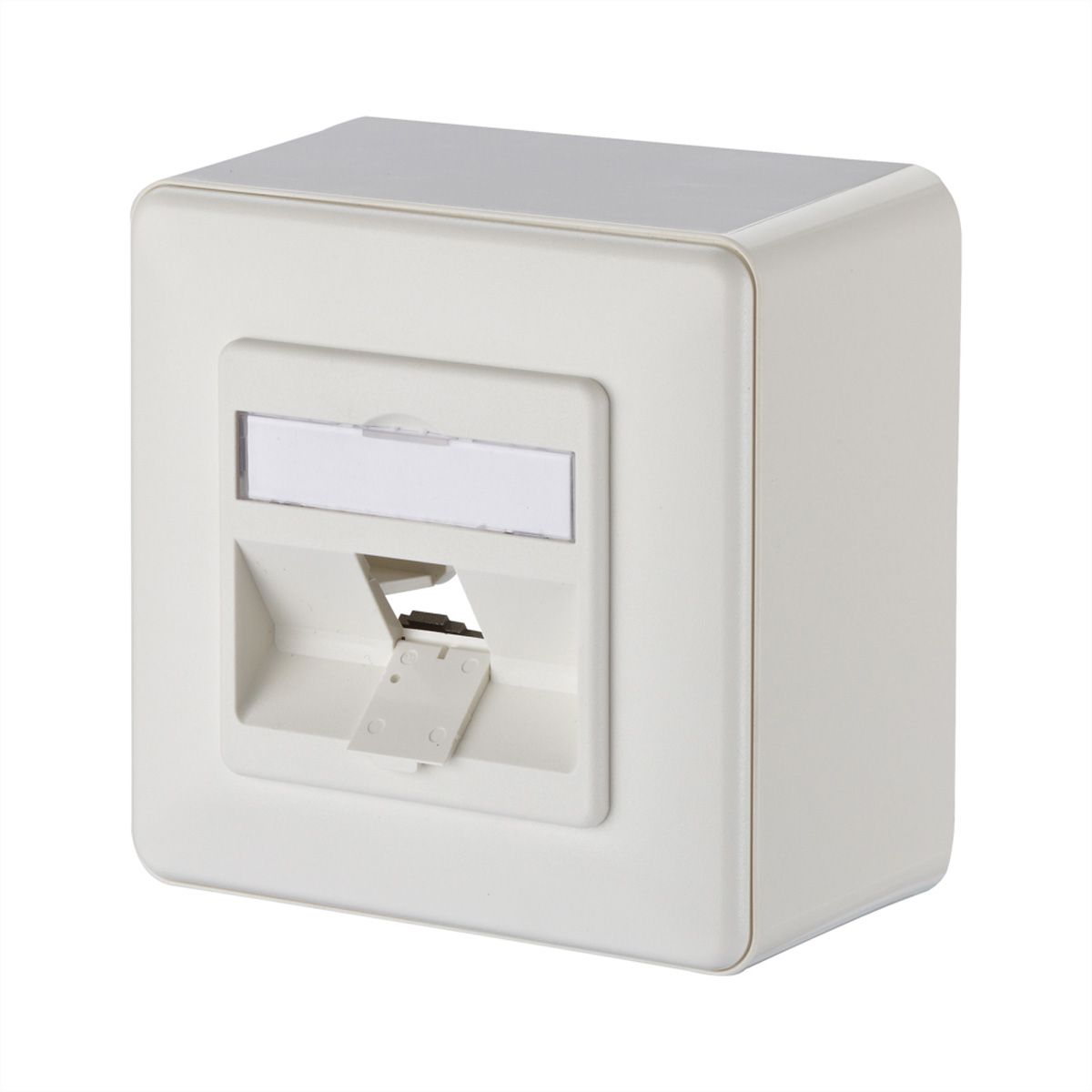 METZ CONNECT Keystone opbouwdoos 1 poort leeg wit