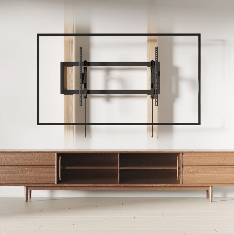 VALUE TV-Wandhalterung, hochbelastbar, ausziehbar, neigbar, <80 kg, <266,7 cm (105"), 1000 x 600