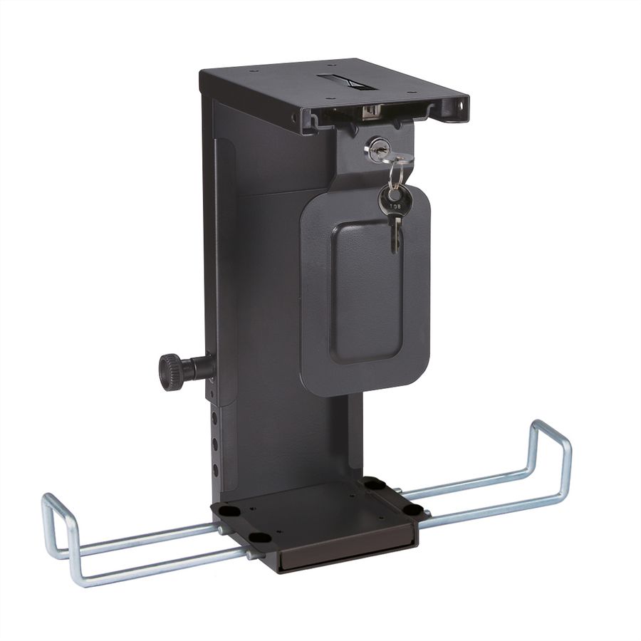 ROLINE Slim/Mini PC houder, afsluitbaar, zwart