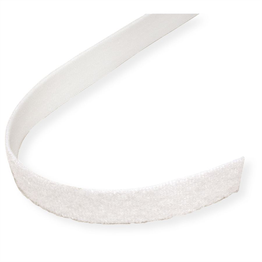 VELCRO® ONE-WRAP® Klittenband ongeperforeerd, 20mm, wit, 5 m