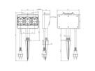 BACHMANN garden socket outlet with earth spike