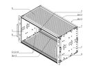 SCHROFF EuropacPRO 19" moduledrager voor rail, afgeschermd, EN 50155, 6 HE, 84 PK, 235 mm