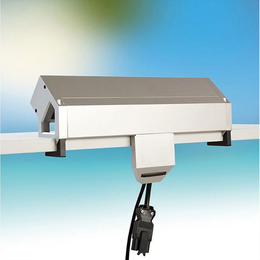 BACHMANN DESK2 concealed cable routing, white