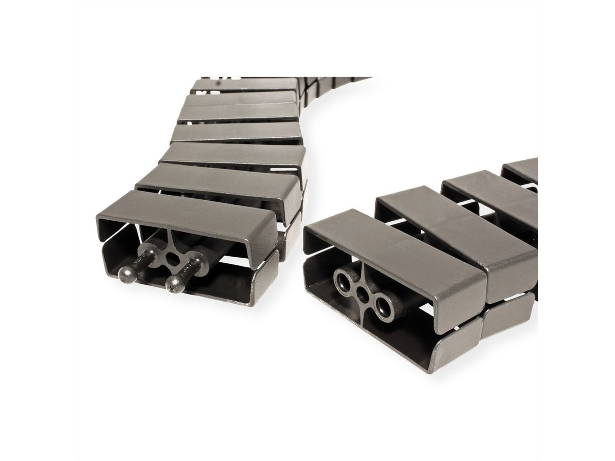 BACHMANN kabelslang Cube zwart RAL 9005