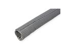 VALUE stoffen slang SNAP voor kabelbundeling, grijs, 25 m