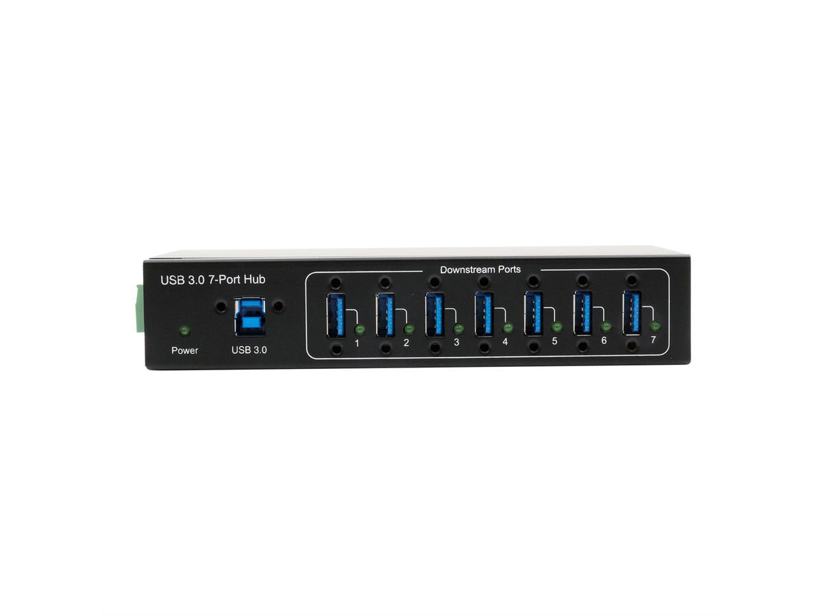 EXSYS EX-11227HMVS 7 Port USB 3.2 Gen 1 Metall HUB VIA VL811+ Chipset