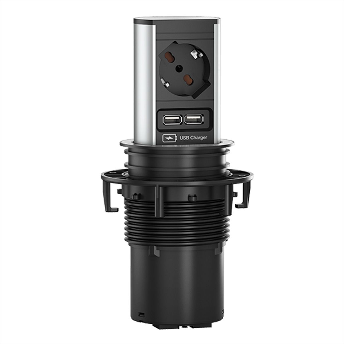 BACHMANN ELEVATOR 1xP40, USB Charger, Power 2.0m AEH Italia
