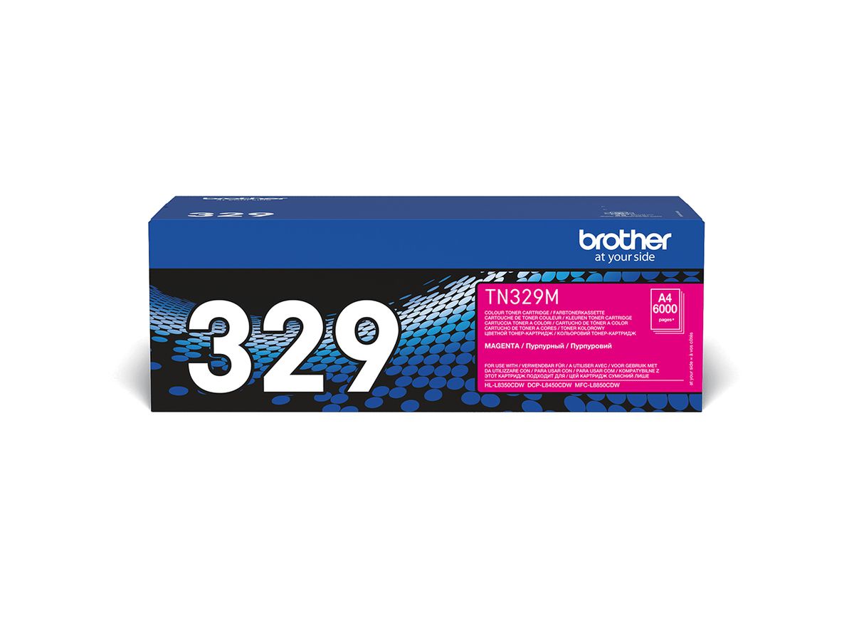 Brother TN-329M tonercartridge 1 stuk(s) Origineel Magenta