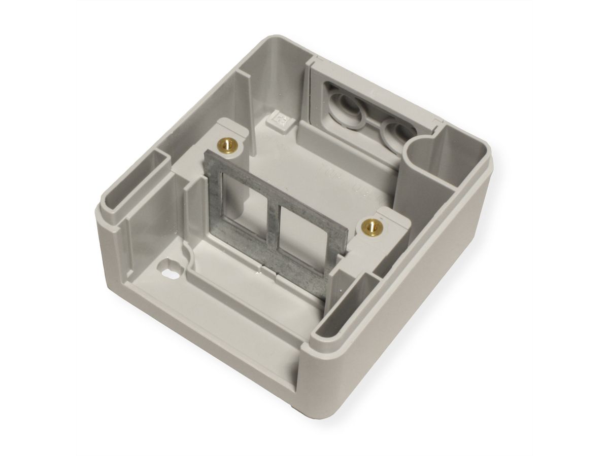 EasyLan preLink / fixLink Opbouw doos grijs