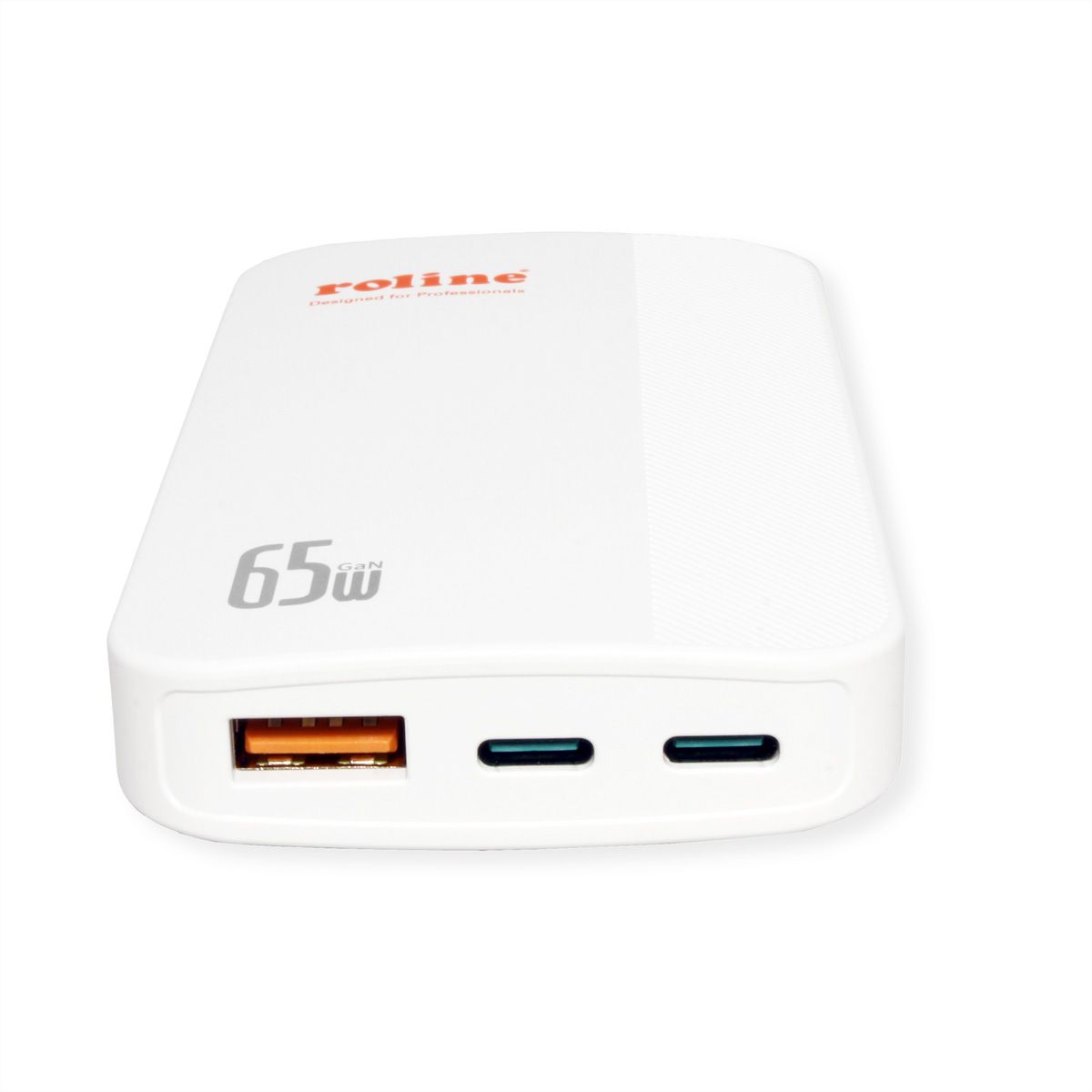 ROLINE USB-oplader, slank, met inklapbare eurostekker, 65 W