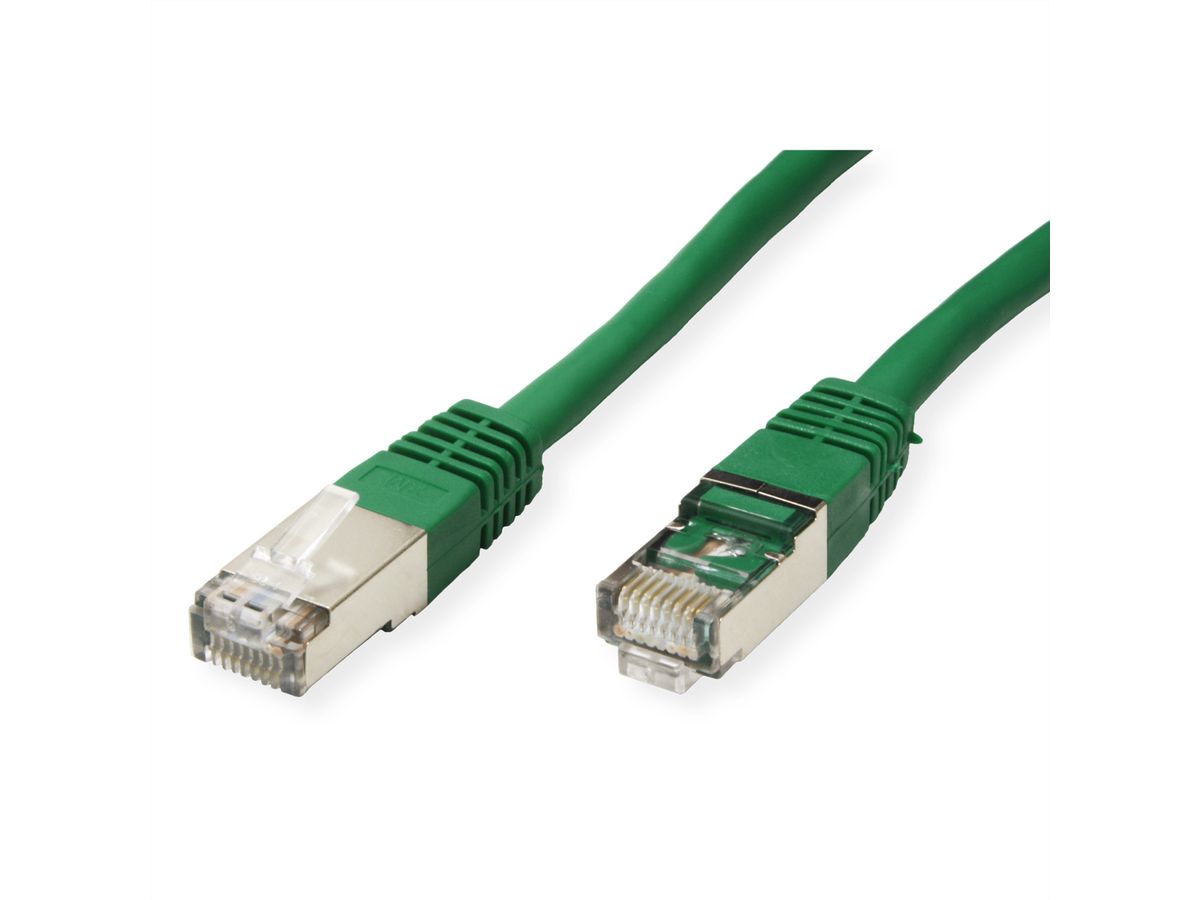 VALUE S/FTP (PiMF) Patch Cord, Cat.6 (Class E), green, 5 m