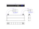 BACHMANN BN3000 RCM XXLPROFIEL 3x32A, Meting per fase3mH05VV-F 5G4 CEE3x32A Lan