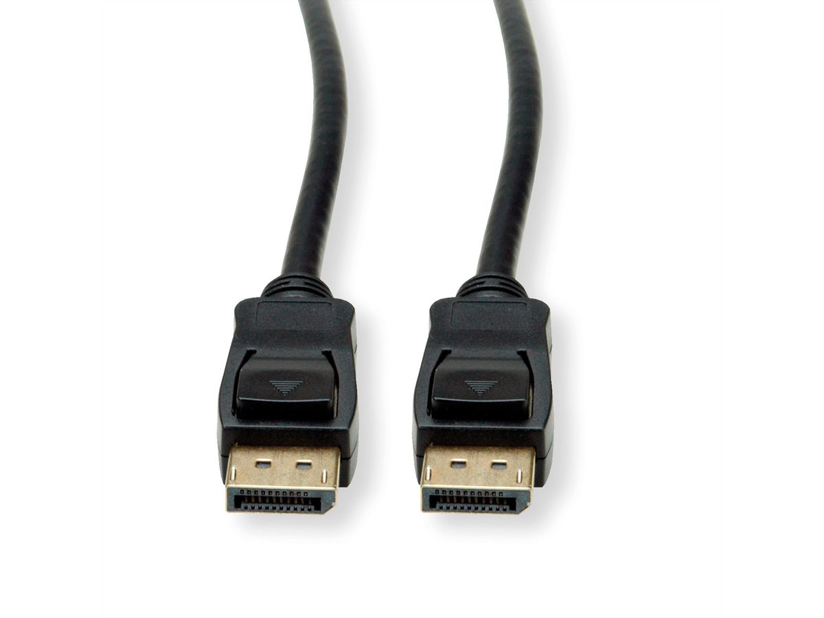 VALUE DisplayPort Cable, v1.4, DP-DP, M/M, black, 1 m