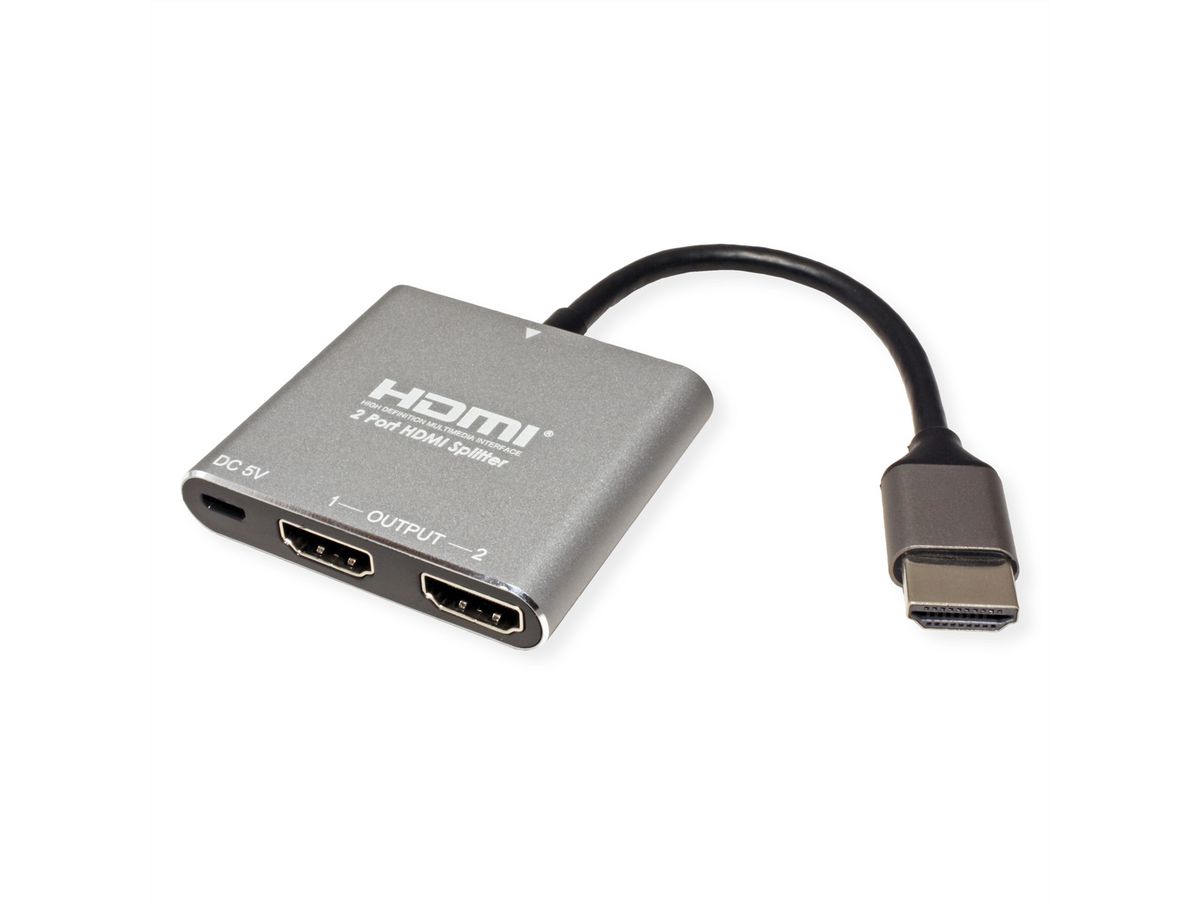 VALUE HDMI Splitter, 4K, 2-way