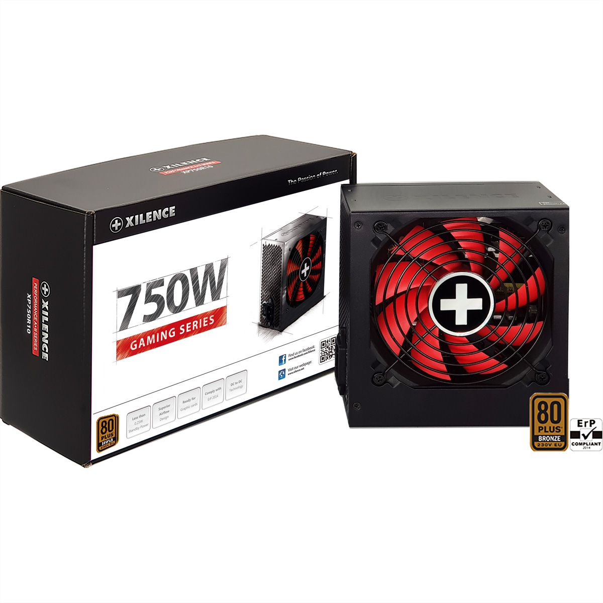Xilence XP750R10 750W PC Power Supply, 80+ Bronze, Gaming, ATX