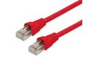 TELEGÄRTNER patchkabel S/FTP, Cat.6A, LSOH, rood, 7 m