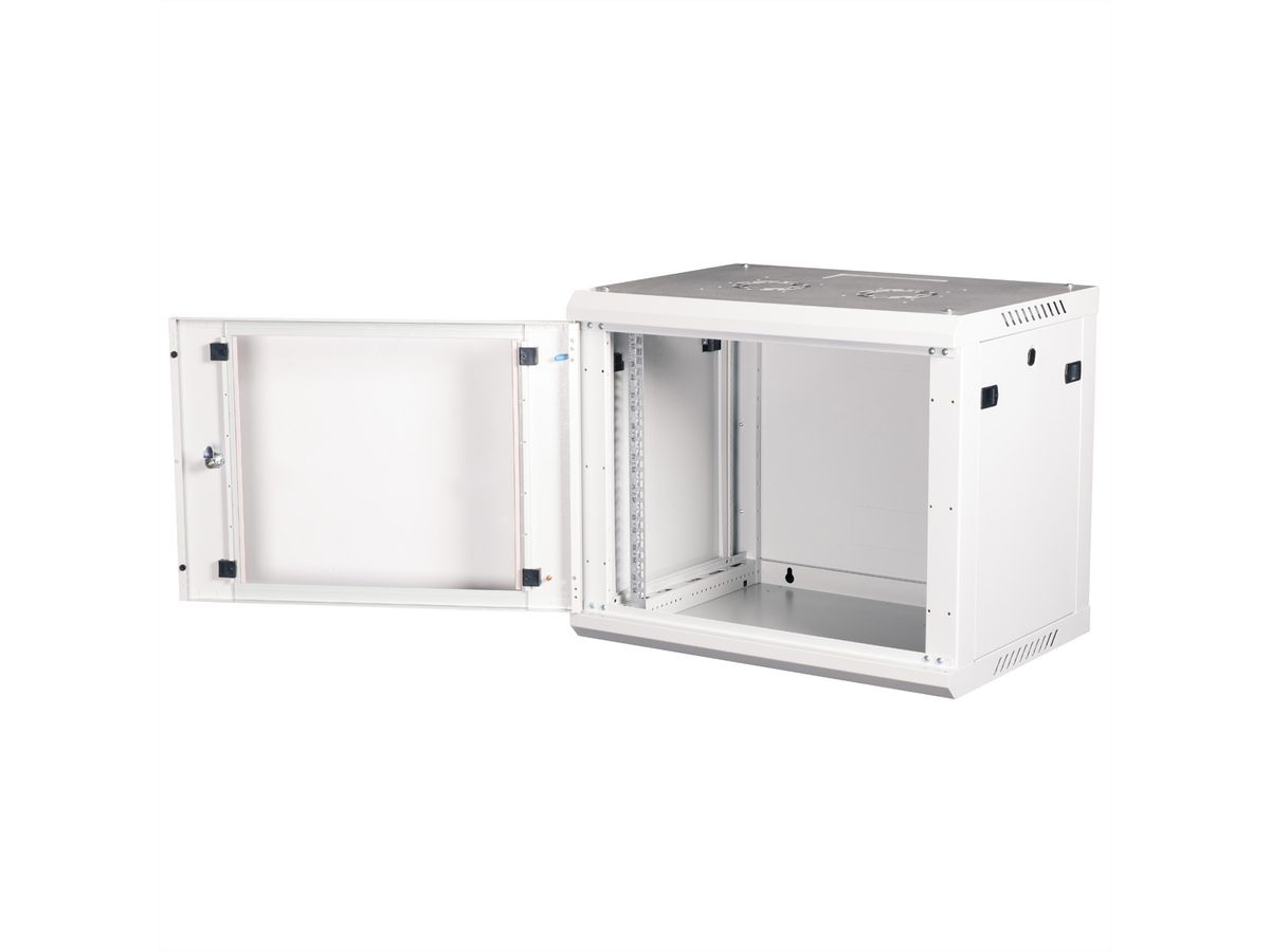 ROLINE 19" Wall Cabinet Basic Plus 9U, 600x450 BxT grey