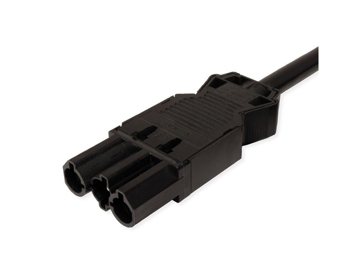 BACHMANN 19" Steckdosenleiste 9fach, ohne Schalter, schwarz, GST18