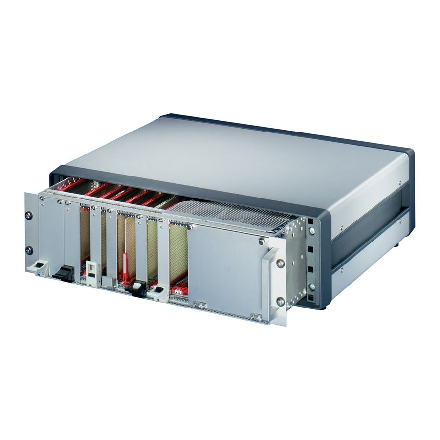 SCHROFF Comptec 19" Desktop Case, Unshielded, Steel Cover, 4 U, 84 HP, 300 mm