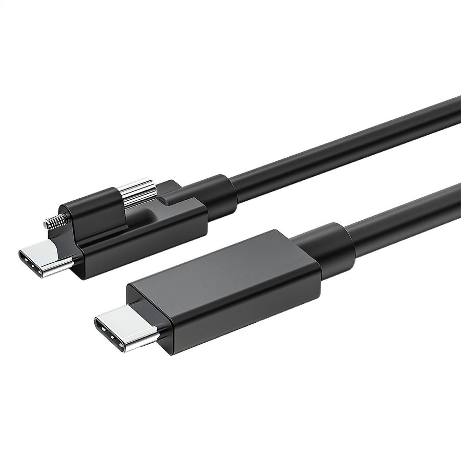 EXSYS EX-K1598-2.0 USB4 cable, USB-C - USB-C, 8K UHD-2, 40 Gbit/s, 5A, 240W, black, 1.5 m