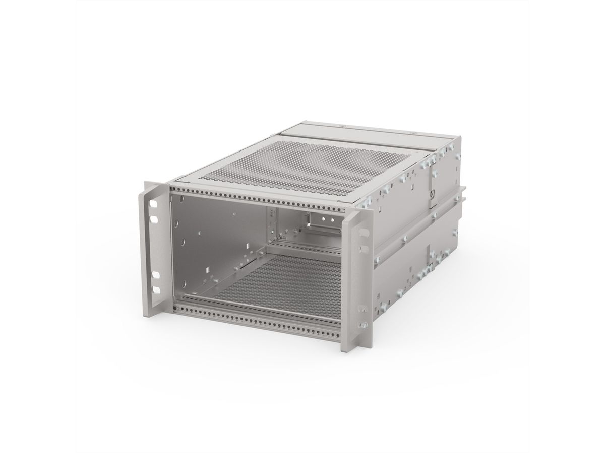 SCHROFF EuropacPRO 19" moduledrager voor rail, afgeschermd, SNCF, 3 HE, 36 PK, 320 mm