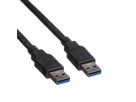 ROLINE USB 3.2 Gen 1 kabel, type A-A, zwart, 3 m