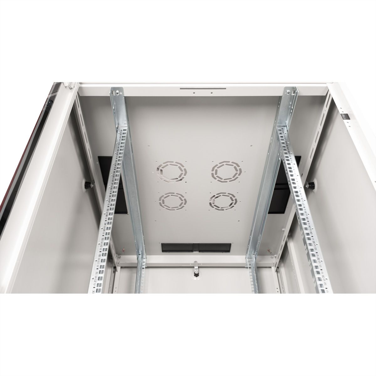 ROLINE 19-inch Network Cabinet Basic 42 U, 800x1000 WxD glass door grey