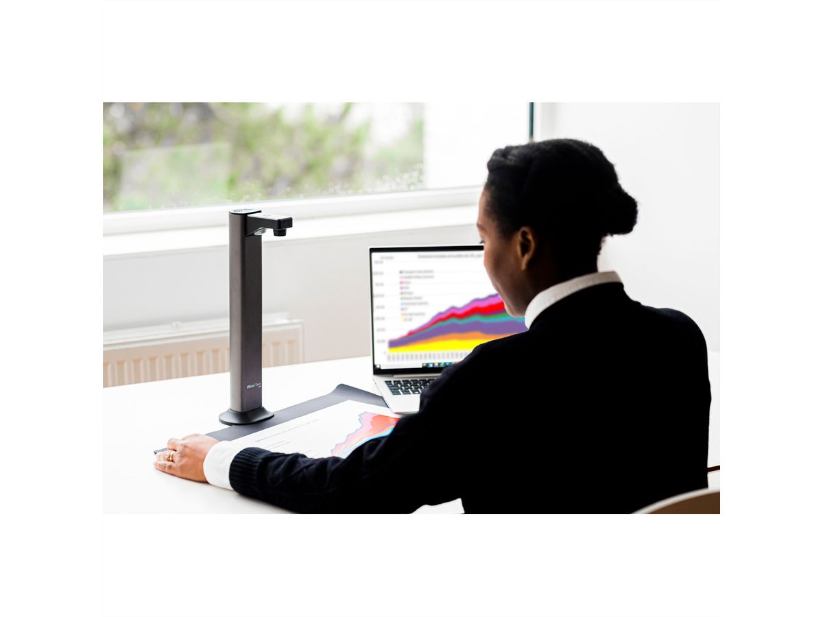 IRIScan Desk 7 Pro A3 Document Scanner, portable camera scanner station