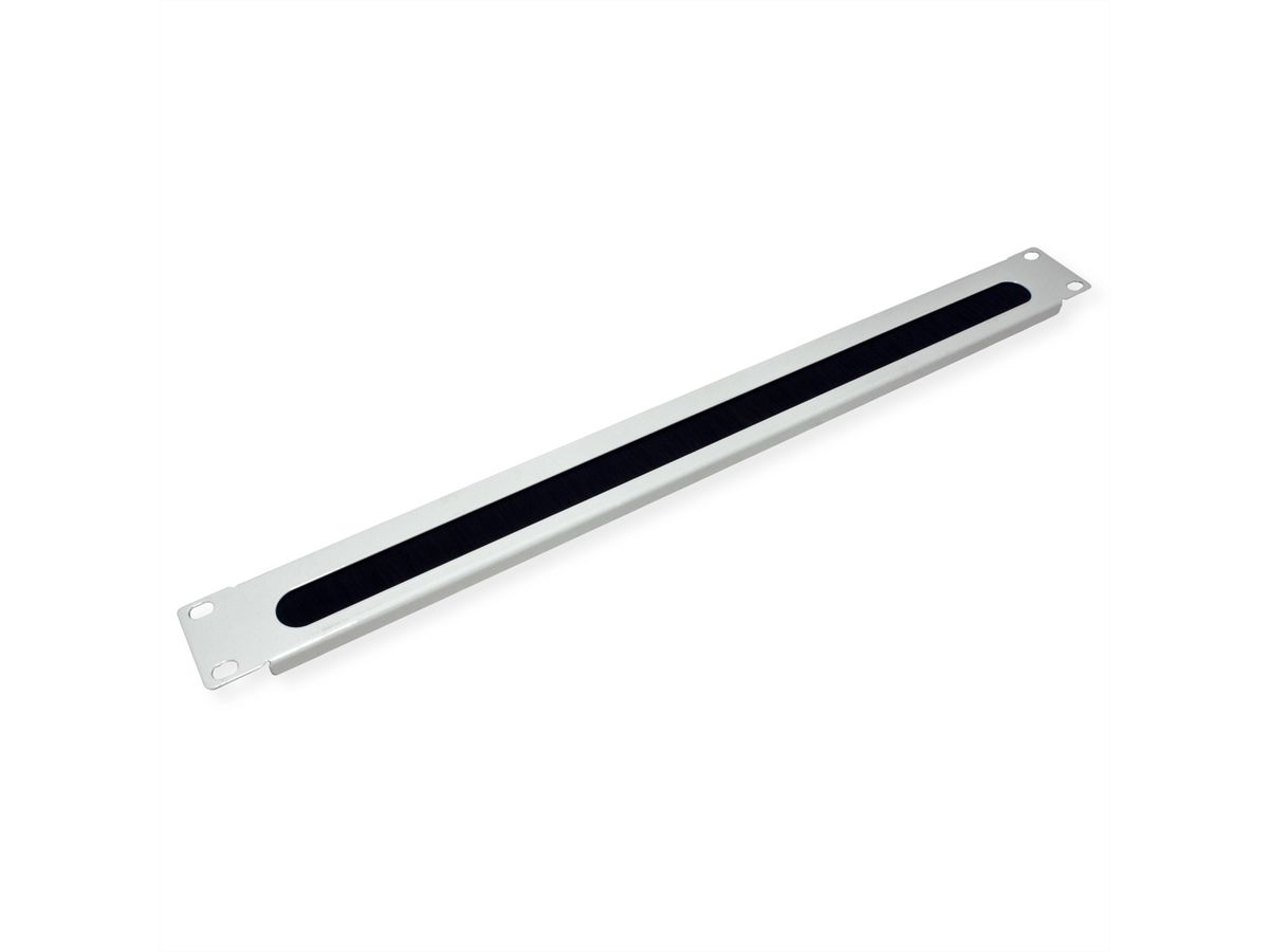 VALUE 19" Cable Entry 1U with Brush Seal, grey
