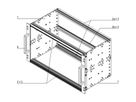 SCHROFF EuropacPRO 19" moduledrager voor rail, retrofit-afscherming, EN 50155, 6 HE, 84 PK, 235 mm