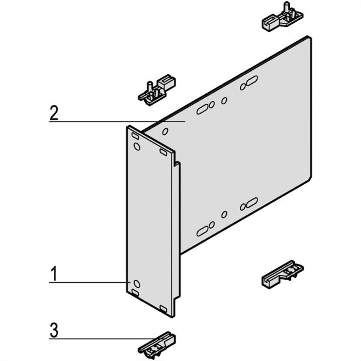 SCHROFF CPCI Module for Drive Unit HD 1 × 3.5", 3 U Vertical, With Front Panel