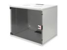 ROLINE 19-inch wandbehuizing Basic 7 U, 540x400 BxD Bouwpakket grijs