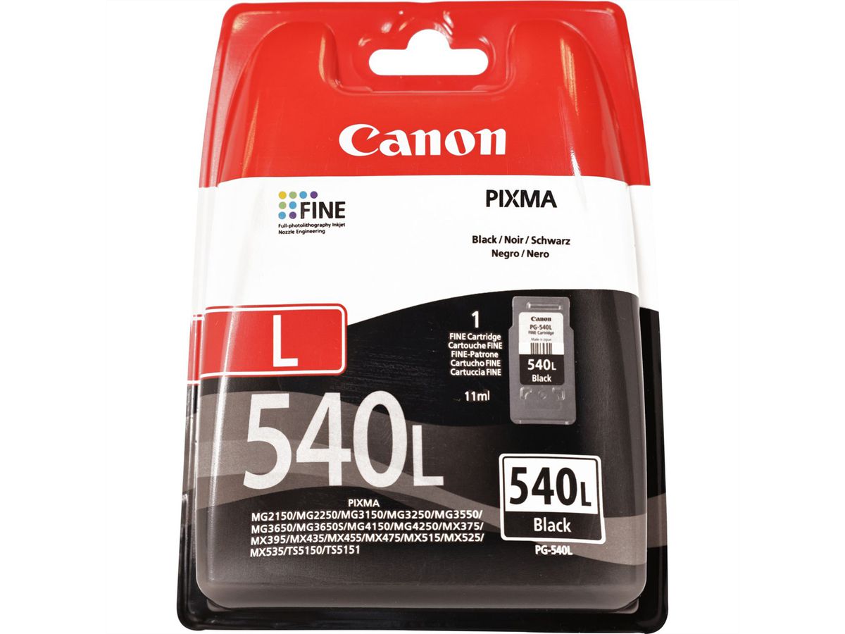 PG-540XL, printkop, zwart