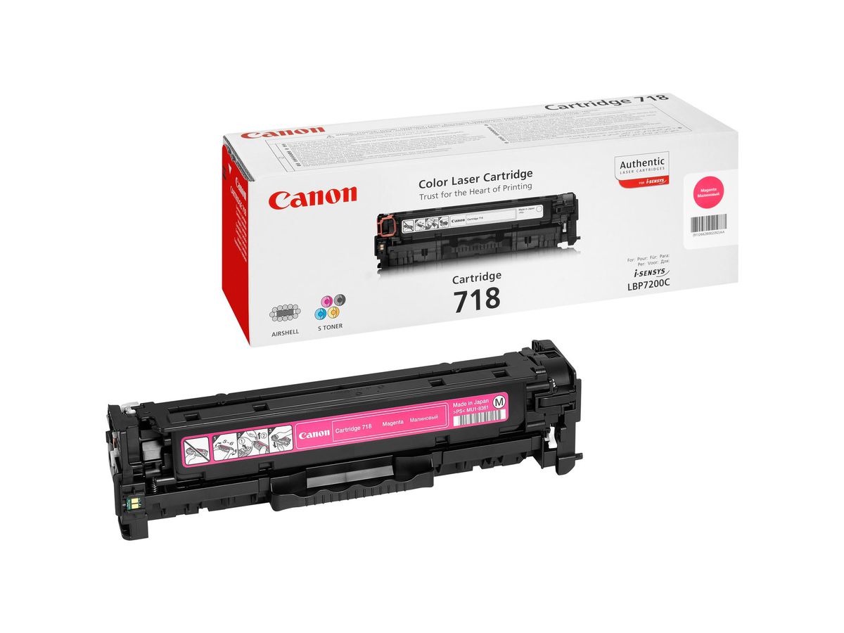 Canon CRG-718 M Origineel Magenta 1 stuk(s)