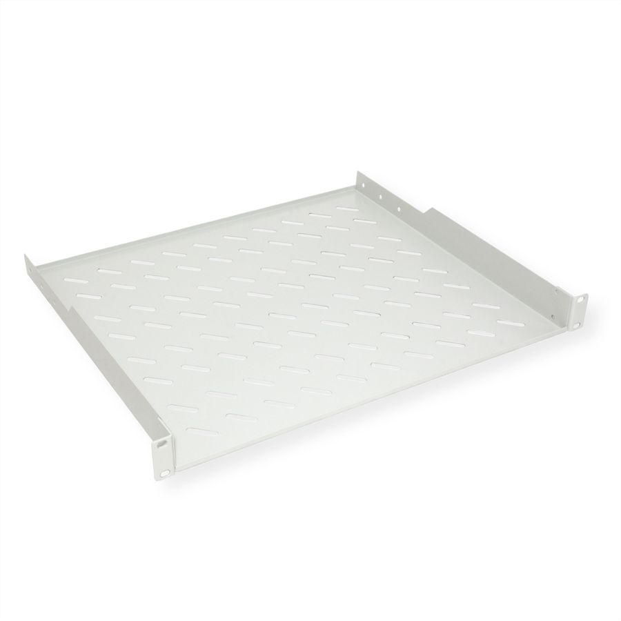 ROLINE 19-inch shelf 1 U 400 T, 15kg load capacity grey