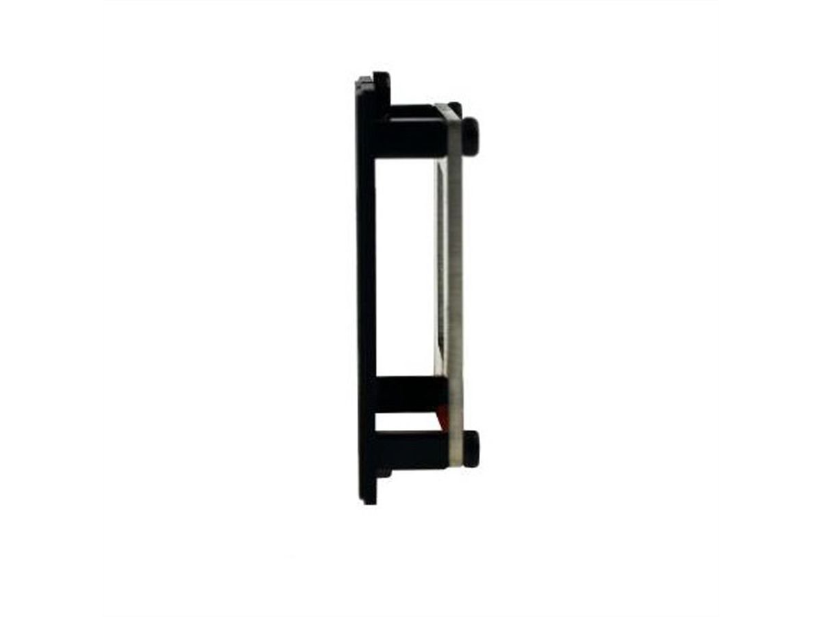 BACHMANN custom module frame 1x keystone with metal holder, black