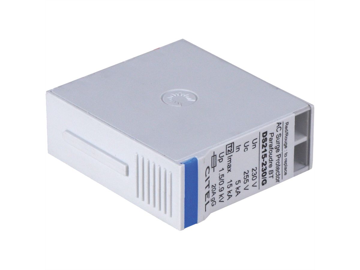 BACHMANN SPD replacement module Citel, ÜSS replacement module Citel 2-pole 1ph 16/32A