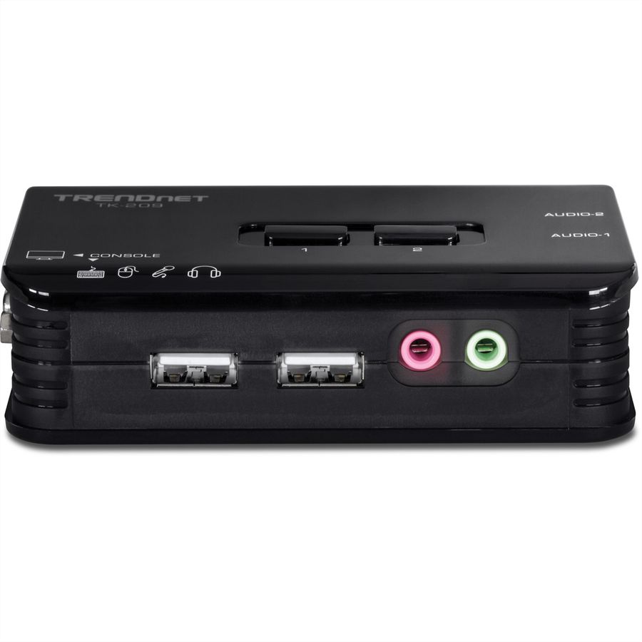 TRENDnet TK-209K KVM-switch 2-poorts USB-kit met audio