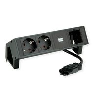 BACHMANN DESK2 2xCEE7/3 1xCM 0.2m GST18 RAL9005