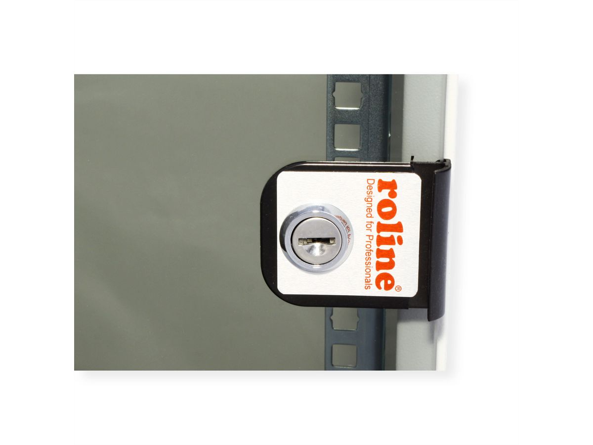 ROLINE 19-inch wall-mounted housing Basic 12 U, 540x400 WxD kit grey
