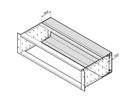 SCHROFF EuropacPRO Achterkap voor roestvrij staal EMC-pakking, 6 HE, 84 PK