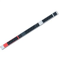 BACHMANN IT PDU ALU 1U 18xC13 3xC19 plug CEE 3L+N+PE 16A