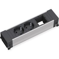 BACHMANN POWER FRAME Klein 2x Geaard stopcontact 1x ABD