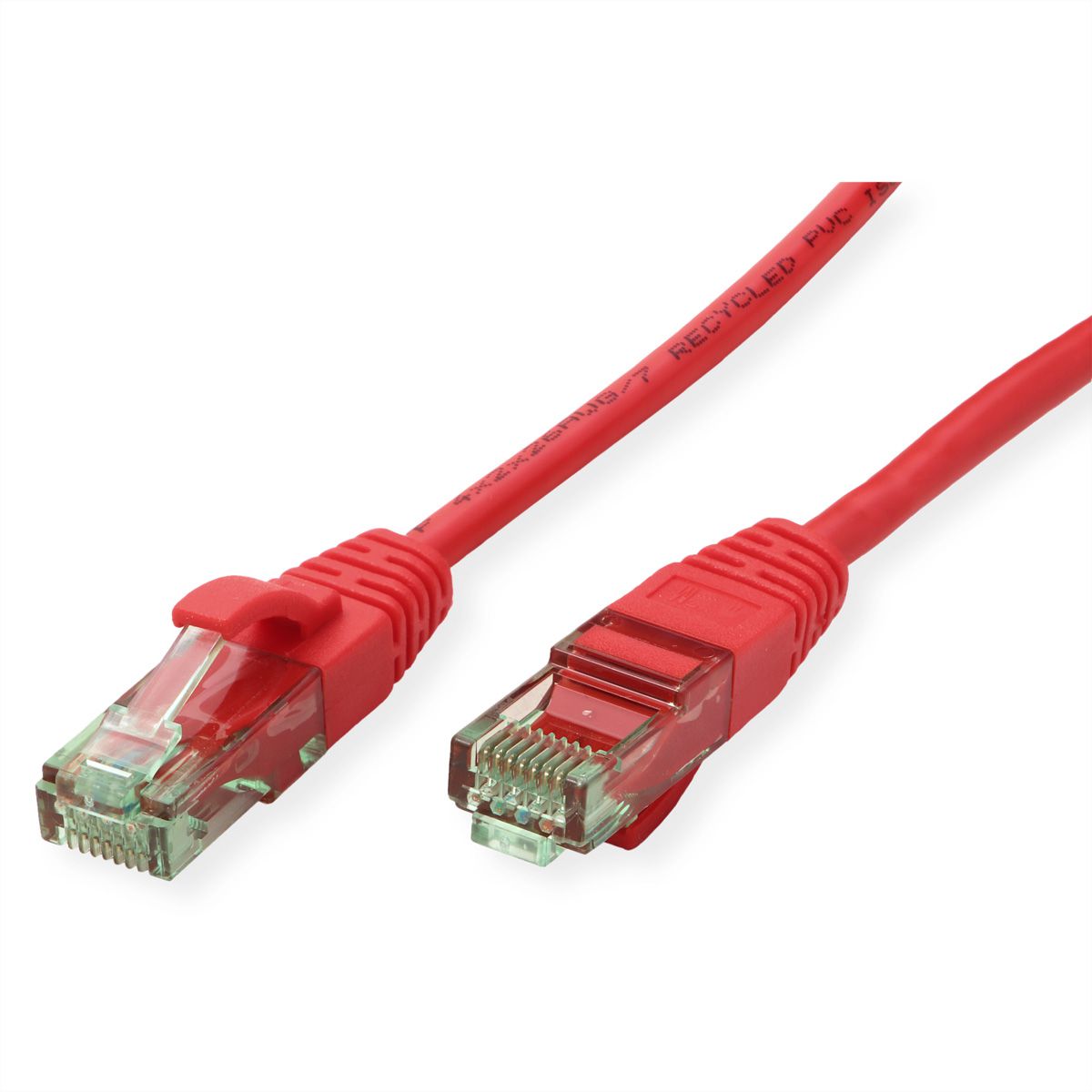 ROLINE RM Patchkabel Cat.6A UTP, rood, 2 m