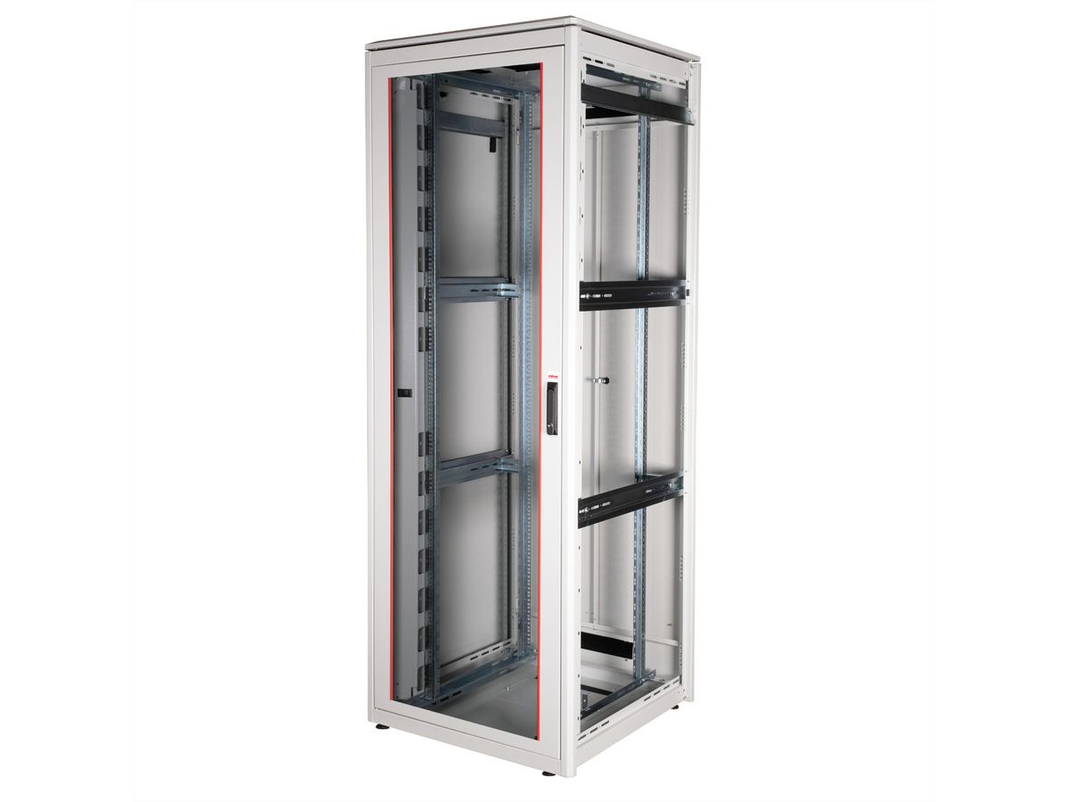 ROLINE 19-inch Network Cabinet Pro 47 U, 800x800 WxD glass door grey
