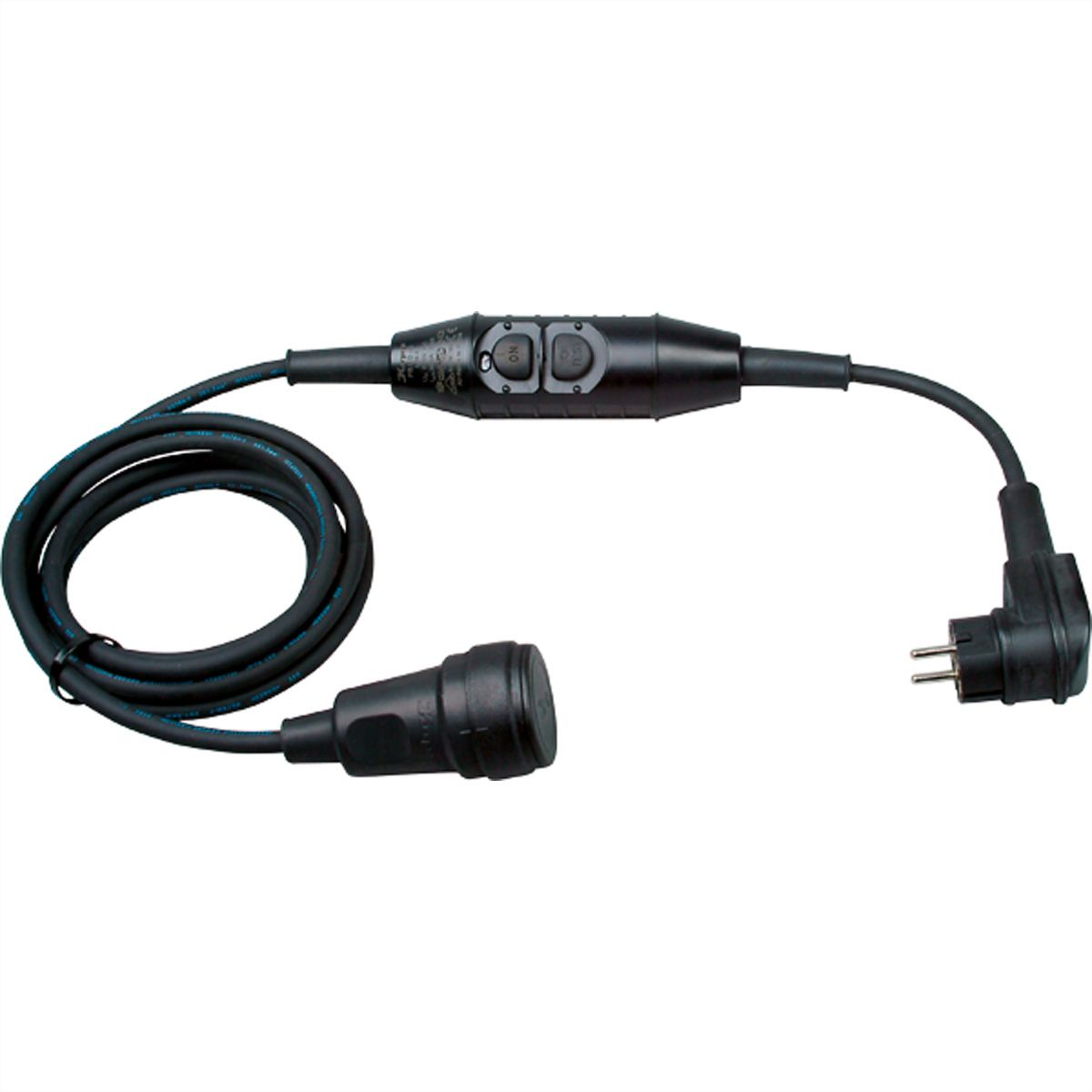 BACHMANN PRCD-S Lg: 3.15m 230V 16A 30mA, Earthing contact extension H07RN-F 3G1.5mm