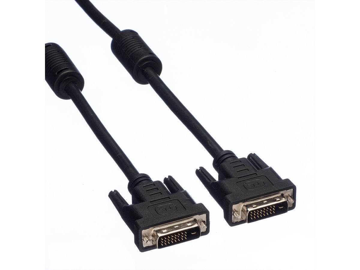 VALUE DVI monitorkabel, DVI M/M, (24+1) dual link, 5,0m, 5 m