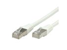 VALUE S/FTP (PiMF) Patch Cord, Cat.6 (Class E), white, 0.5 m