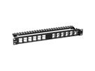 TRENDnet TC-KP24SA 24-Poorts Patch Panel , voor keystones, haaks 1HE