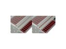 SCHROFF horizontale rail perforatie afdekstrip
